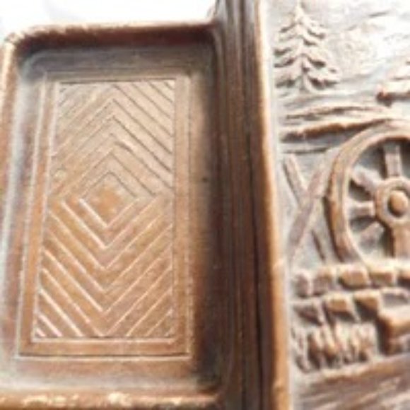 Vintage Syroco Cigarette Case Ashtray - Picture 7 of 7